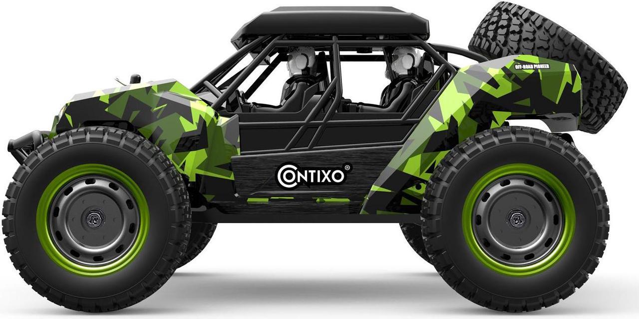 Alt view image 6 of 6 - Contixo 1:16 All Terrain RC Cars, 25 MPH High Speed Remote Control Car with 2.4 GHz Remote Control, 4WD Electric Vehicle Off-Road Truck, 4X4 Waterproof RC Trucks Toys for Ages 8-13+