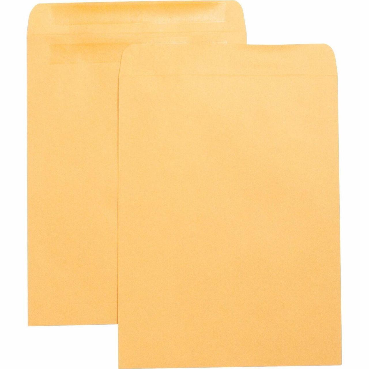 Main image of Business Source Press/Seal Catalog Envelopes Plain 10"x13" 100/BX Kraft 42124