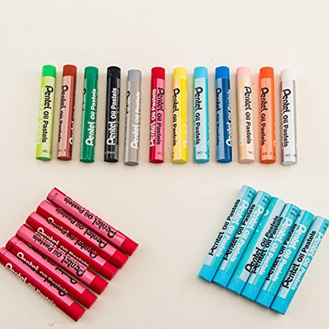 Alt view image 4 of 10 - Oil Pastel Set With Carrying Case,45-Color Set, Assorted, 50/Set - PHN50
