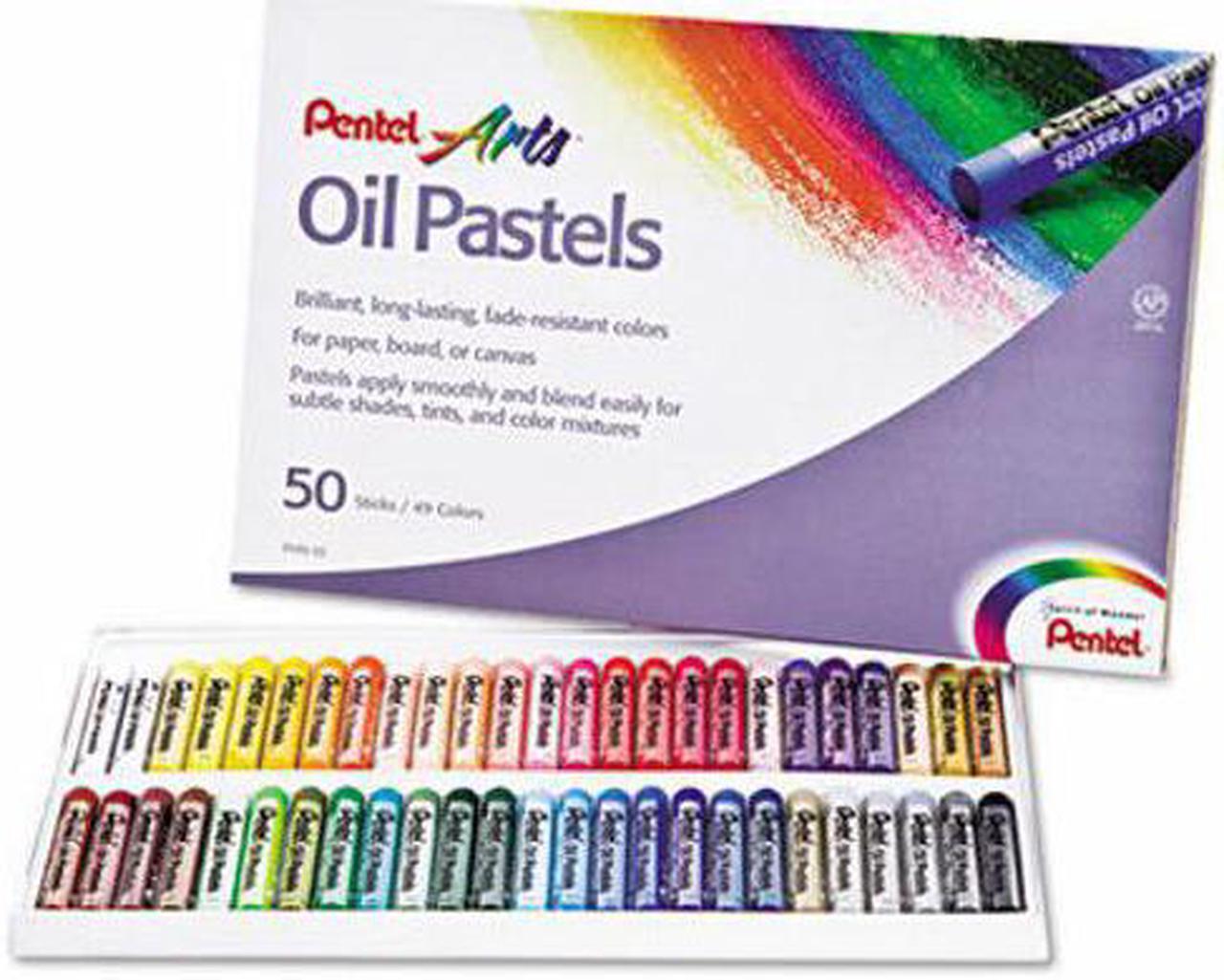 Alt view image 10 of 10 - Oil Pastel Set With Carrying Case,45-Color Set, Assorted, 50/Set - PHN50