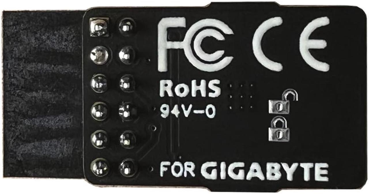 Alt view image 3 of 5 - TPM 2.0  Module Fit For GIGABYTE GC-TPM2.0 SPI TPM Module (12 Pin 12-1)