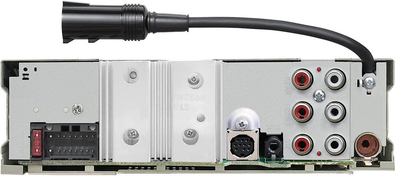 Alt view image 7 of 12 - Kenwood KMR-D382BT Marine CD-Receiver with Bluetooth & Conformal Coating