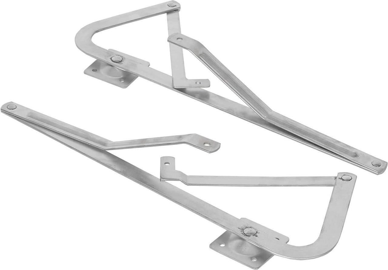 Alt view image 4 of 7 - ECOTRIC 55-2 Replacement Attic Ladder Hinge Arms Compatible with 2010-UP Werner Mk 5, WU2210, W2208, W2210 Thick Zinc Attic Ladders Spreader- Pair