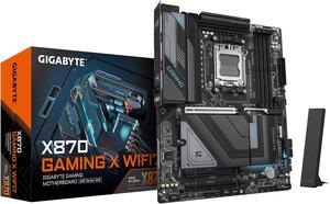 GIGABYTE X870 GAMING X WIFI7 AM5 LGA 1718, ATX, DDR5, 4x M.2, PCIe 5.0, USB4, Wi-Fi 7, 2.5GbE LAN, EZ-Latch, 5-Year Warranty