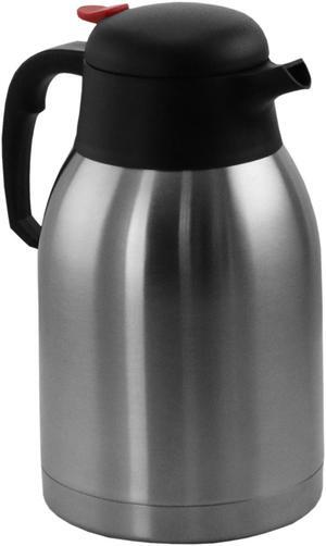 MegaChef MG-JSUA020 2 Liter Stainless Steel Thermal Beverage Carafe for Coffee and Tea