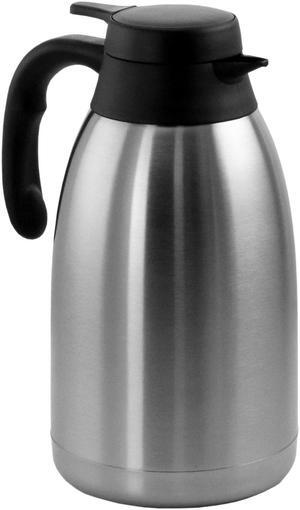MegaChef MG-JSUV020 2L Stainless Steel Thermal Beverage Carafe for Coffee and Tea