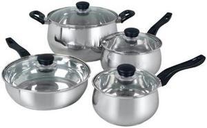 Gibson 4 Piece Rametto Stainless Steel Cookware Set