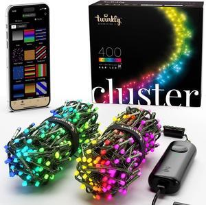 Twinkly Cluster App-Controlled Smart LED Christmas Lights 400 Multicolor RGB