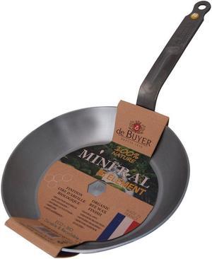 DeBuyer 5610 Mineral B Element Iron Frypan, Round, 7.9 Inches