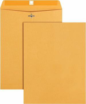 Business Source Clasp Envelopes 28 lb. 9-1/2"x12-1/2" 100/BX Brown Kraft 36664