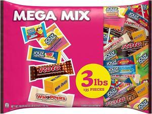 Hershey's Mega Mix Chocolate and Sweets Assortment Variety 48.29 oz. 135 Pieces (HEC93958)