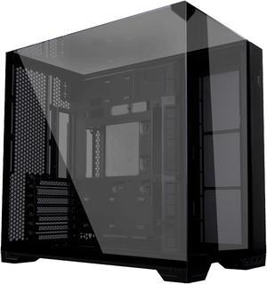 LIAN LI O11 vision compact black  color Aluminum / Steel / Tempered Glass ATX Mid Tower computer Case ----O11VPX