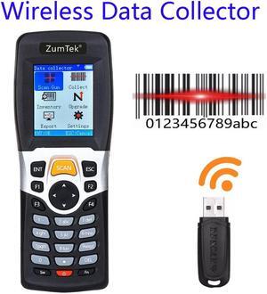 ZumTek PDT3309 Portable Wireless Barcode Scanner PDT Inventory Device 1D Barcode Scanner Reader Collector Data Terminal