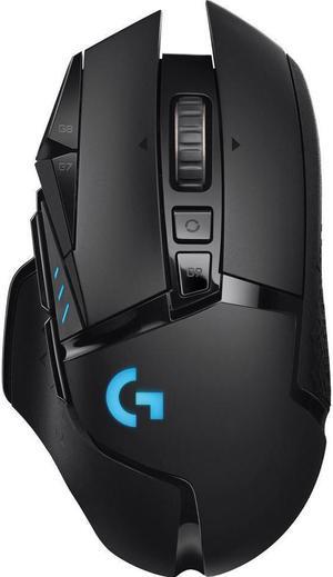 Logitech G502 Lightspeed Wireless Gaming Mouse with Hero 25K Sensor, PowerPlay Compatible, Tunable Weights and Lightsync RGB - New