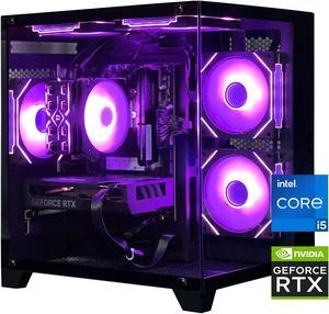 AOACE Gaming PC Desktop INTEL Core i5 12400F 2.5 GHz, NVIDIA RTX 4060 8G DLSS 3, 32GB DDR4 RAM 3200MHz,1TB NVMe PCIe4.0,  Wi-Fi6E, Game Design Office console,Sea View Room,Windows 11 Home 64-bit
