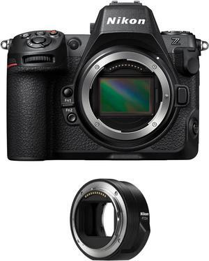 Nikon Z8 Mirrorless Camera (Body Only) Bundle with Nikon FTZ II Mount Adapter