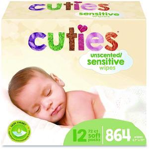 Premium Wipes Unscented White 72 Wipes/Pack 12 Packs/Carton CR164133CR1
