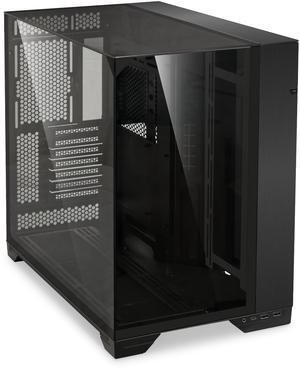 LIAN LI O11 Vision Black  Aluminum / Steel / Tempered Glass ATX Mid Tower Computer Case ----- O11VX